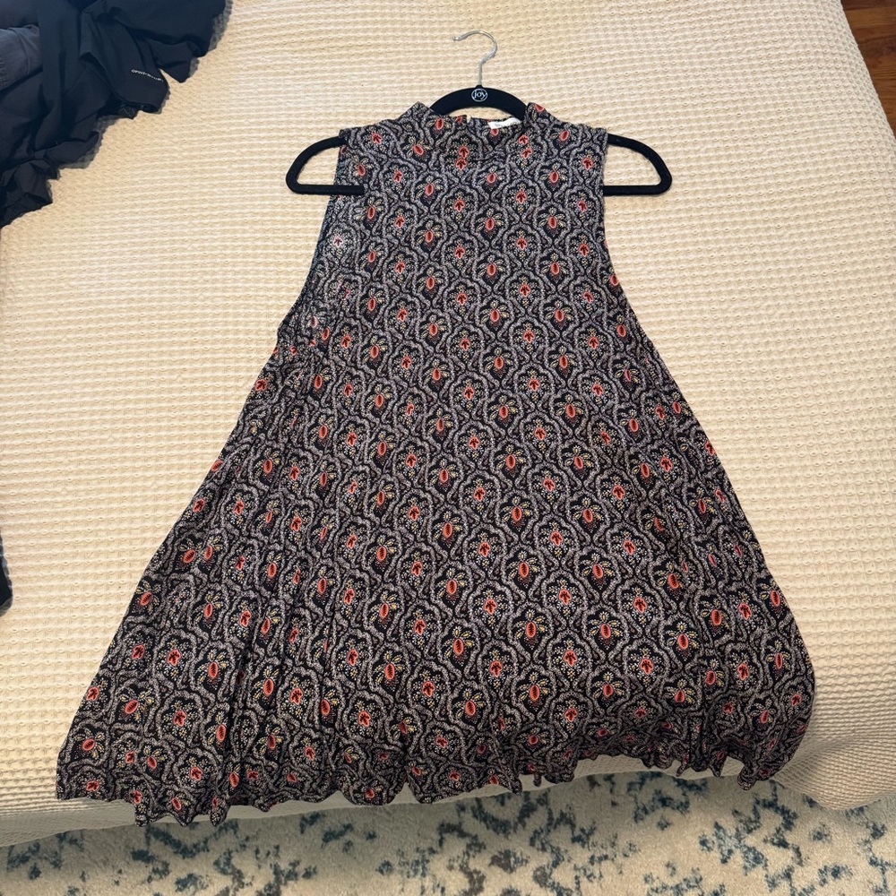 Cotton Candy Black and Red Patterned Top